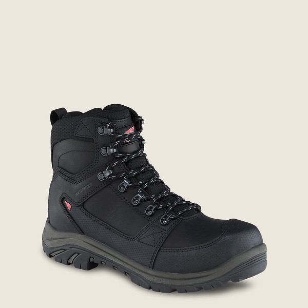 Red Wing Safety Boots Trades - 6-Inch Side-Zip Waterproof Toe - Svart - Herre 6251-KDTRM